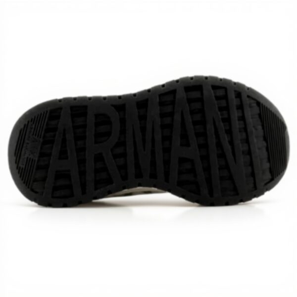 Baskets Armani Exchange Noires contrastées Homme Tissu