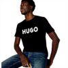 T-shirt Hugo logo imprimé manches courtes coton homme