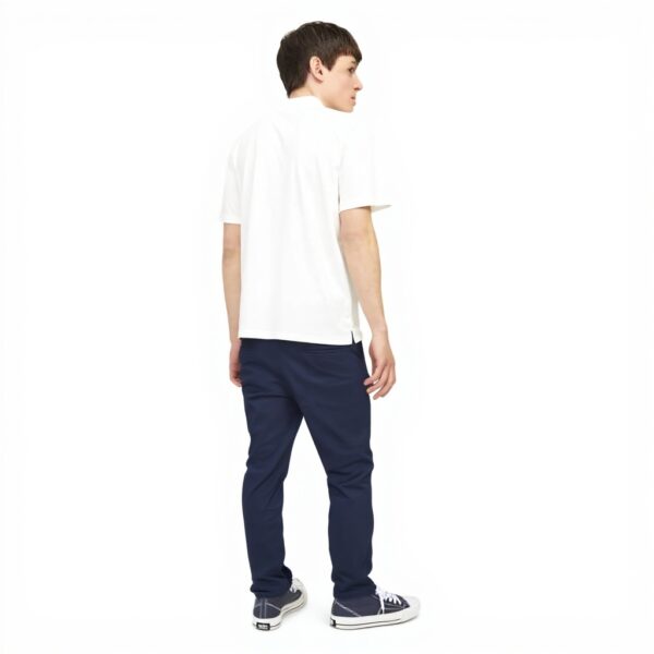 Jack amp Jones Mens Chino Pants Slim Fit Navy Blue Cotton