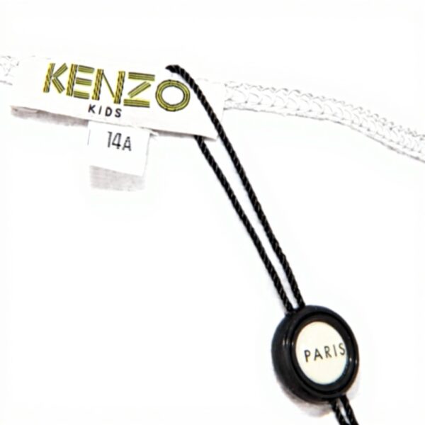 Kenzo Girls Cotton Long Sleeve T-Shirt Grey Multicolor 14