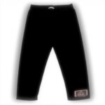 Leggings velluto Kenzo fille velours noir 6 ans