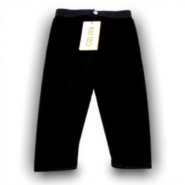 Leggings velluto Kenzo bimba fille pantalon velours noir