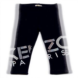 Pantalon Kenzo fille sweatpant bleu 2 ans polyester coton