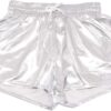 Bermuda Kenzo Fille Polyester Shorts Argent 16 Ans-0