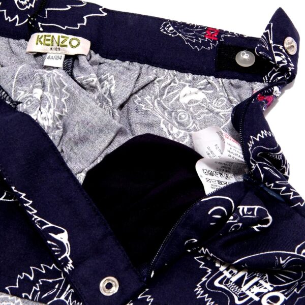 Jupe Kenzo Gonna Pantalone Bimba Fille Bleu 16 ans
