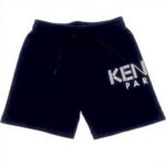 Shorts garçon Kenzo 6958K coton bleu 6 ans