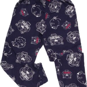 Pantalon fille Kenzo 6965K coton bleu 14 ans-0