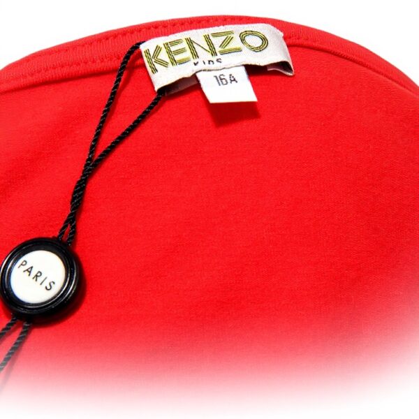 T-shirt manches longues Kenzo fille coton rouge rose 16 ans