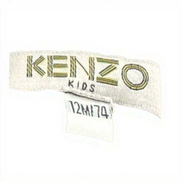 Pantalon Kenzo Garçon Coton Gris Chiné 12 Mois