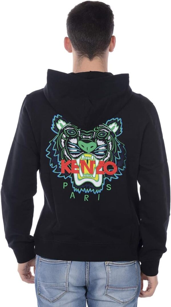 Gilet Kenzo Sweat à capuche Tigre brodé Homme Coton-1