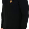 Pull Kenzo Homme Noir Tiger Crest Lavage Machine-3