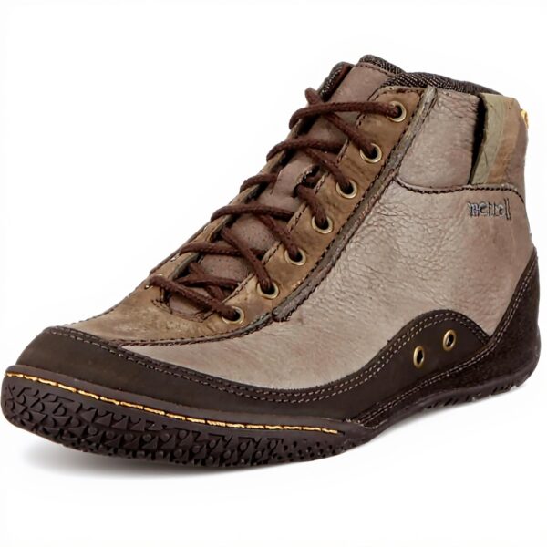 Baskets mode homme Merrell cuir marron confort urbain