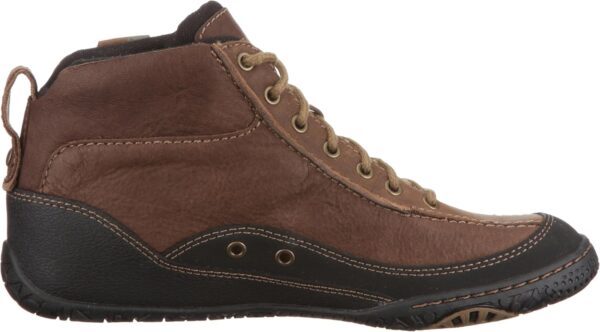 Baskets mode homme Merrell cuir confort lacets marron-5