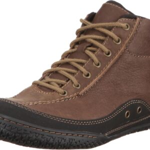 Baskets mode homme Merrell cuir confort lacets marron-0