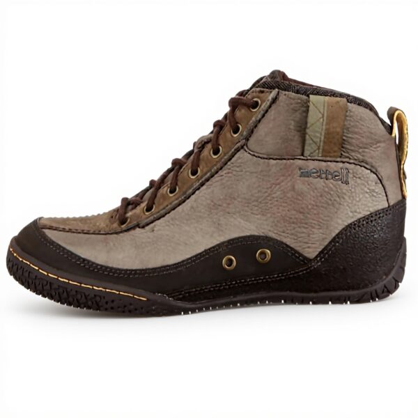 Baskets mode homme Merrell cuir marron confort urbain