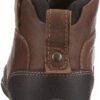 Baskets mode homme Merrell cuir confort lacets marron-2