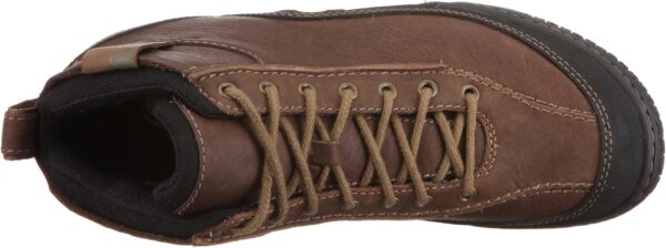 Baskets mode homme Merrell cuir confort lacets marron-4