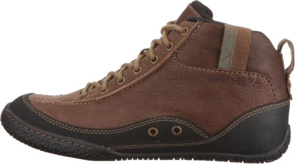 Baskets mode homme Merrell cuir confort lacets marron-6