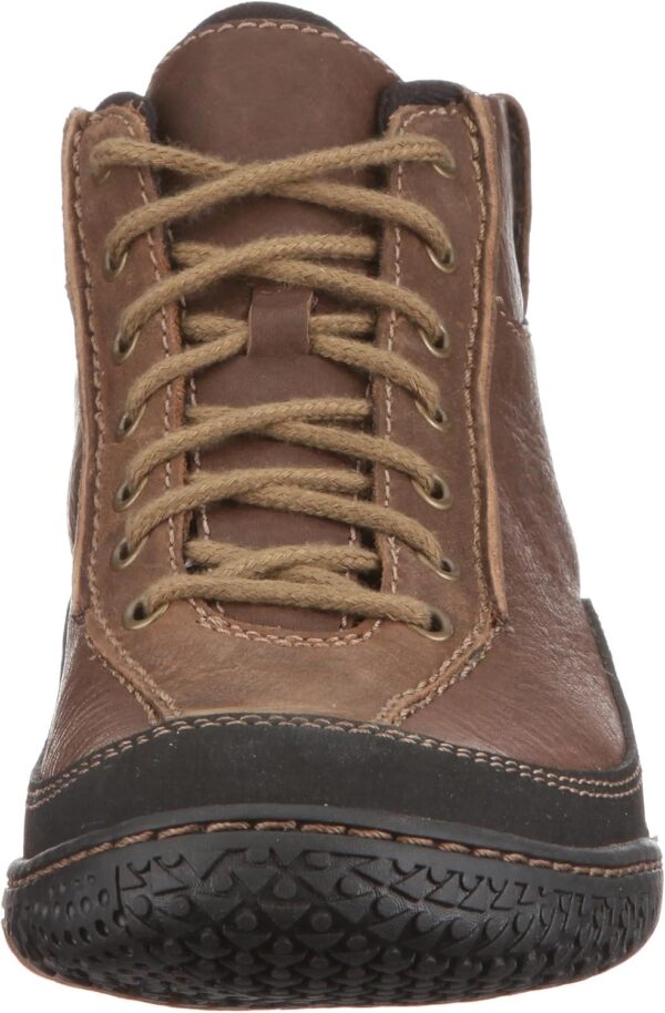 Baskets mode homme Merrell cuir confort lacets marron-1