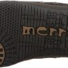 Baskets mode homme Merrell cuir confort lacets marron-3