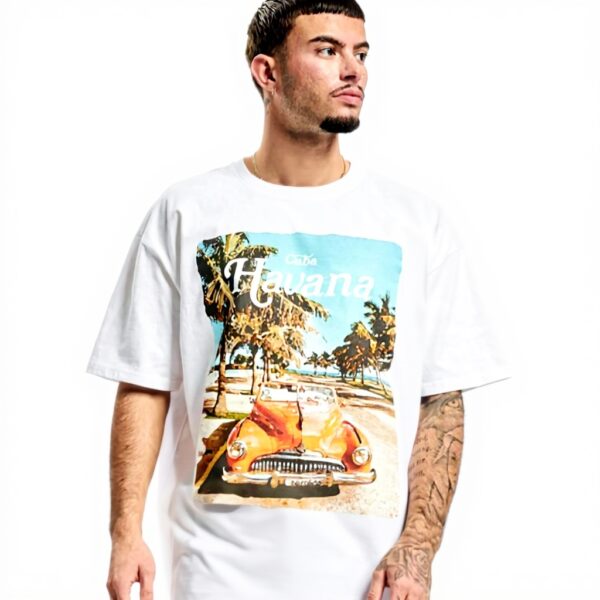 T-shirt oversize Mister Tee Havana Vibe unisexe confortable