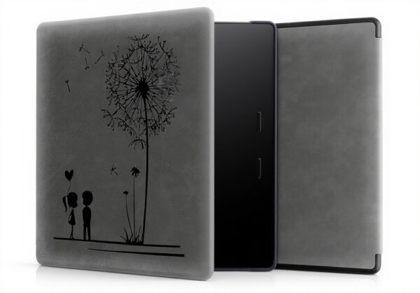 Étui Kindle Oasis 10e génération kwmobile similicuir gris