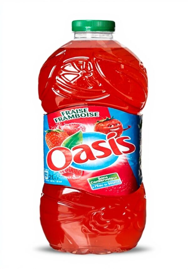 Oasis Boisson aux Fruits Fraise Framboise 2L - Jus de fruits