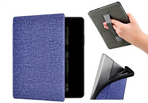 Étui Kindle Oasis 7" violet - Similicuir PU fin avec