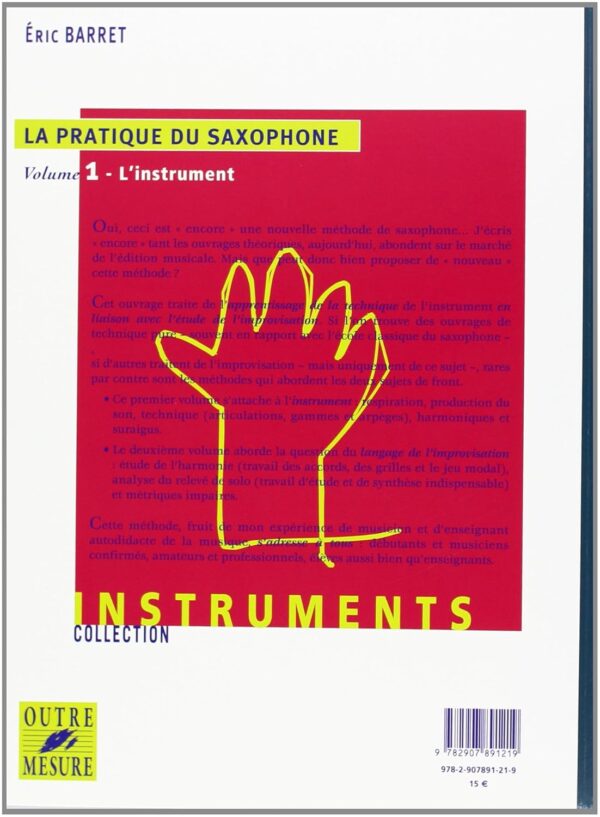 Saxophone Outre Mesure partition méthode apprentissage-1