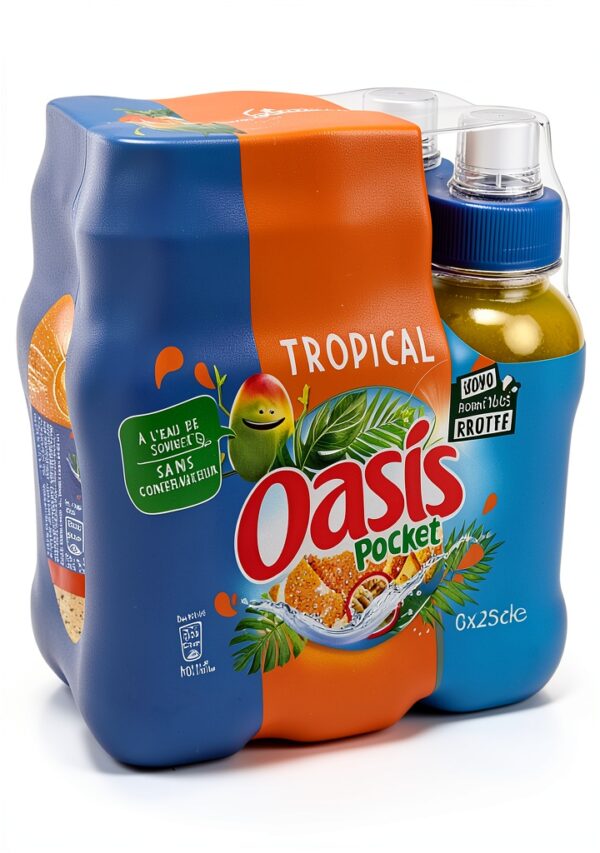 Jus de fruits Oasis Tropical concentré boisson