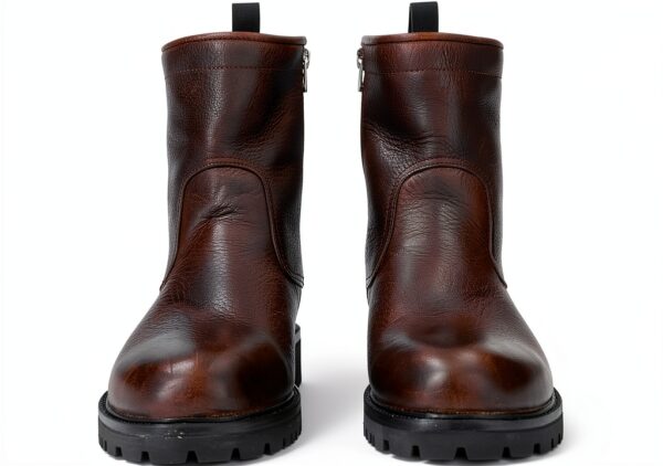 Bottes homme Blackstone cuir véritable fermeture éclair-7