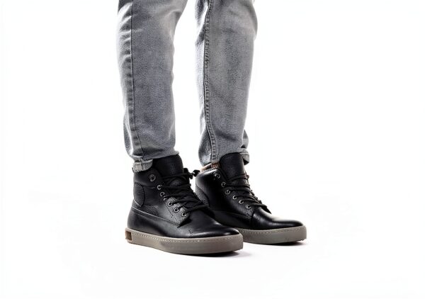 Chaussures Homme Blackstone Cuir Noir Lacets Confort-7