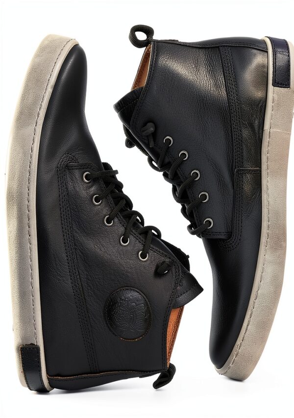 Chaussures Homme Blackstone Cuir Noir Lacets Confort-5