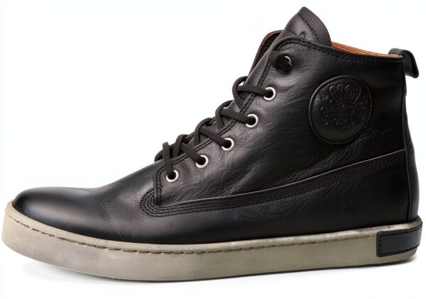Chaussures Homme Blackstone Cuir Noir Lacets Confort-4