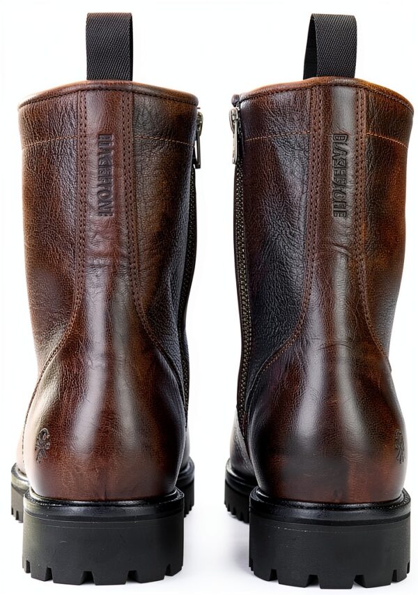 Bottes homme Blackstone cuir véritable fermeture éclair-2