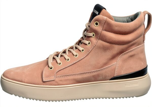 Baskets homme Blackstone Footwear en suède beige-4