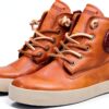 Chaussure cuir Blackstone garçon couleur Cognac-1