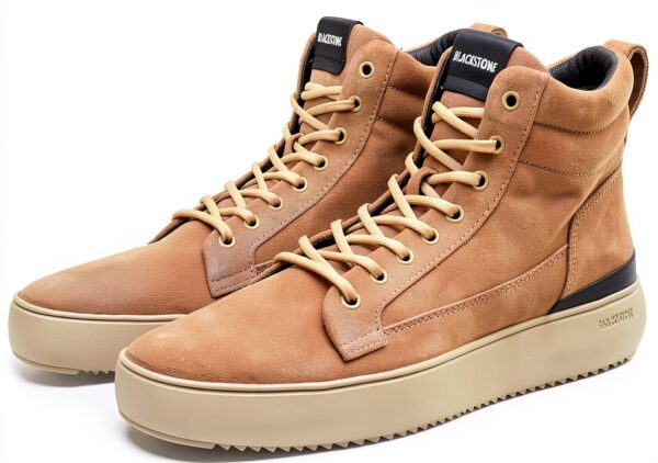 Baskets Blackstone Suède Weathered Teak homme-1