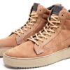 Baskets homme Blackstone Footwear en suède beige-1
