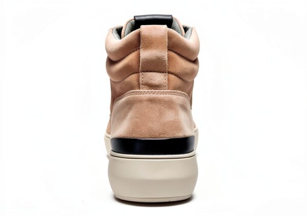 Baskets homme Blackstone Footwear en suède beige-2