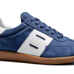 Blackstone Chaussures en daim homme – modèle Soul & Jasper Blue-0