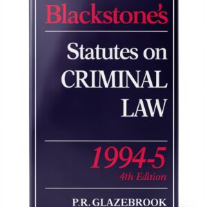 Livre Blackstone Press 4e édition - 262 pages - Anglais-0