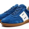 Blackstone Chaussures en daim homme – modèle Soul & Jasper Blue-1