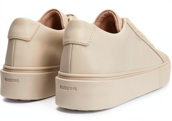 Blackstone Sneaker Baskets Femmes Crag FINN Low Blanc Confort Premium-3