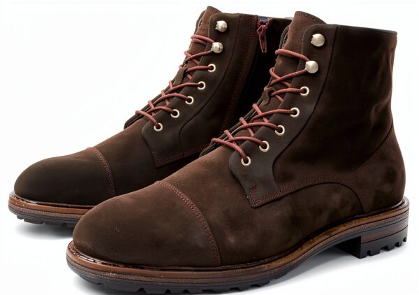 Chaussures Blackstone Lace-ups Lester homme bottes marron foncé 14 cm-1