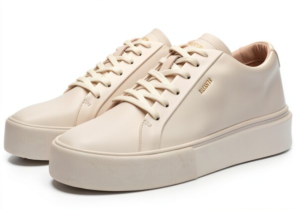 Blackstone Sneaker Baskets Femmes Crag FINN Low Blanc Confort Premium-1