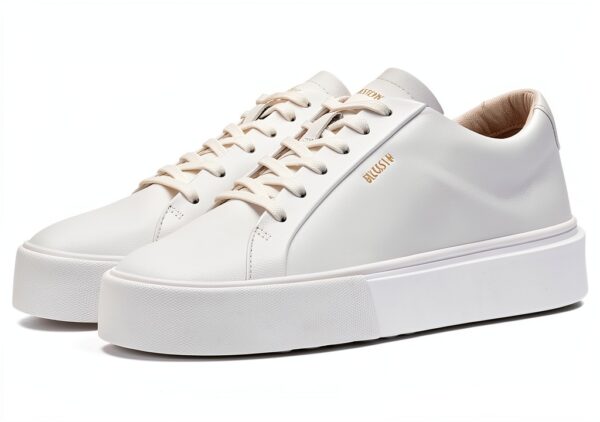 Blackstone Sneaker Baskets Femmes Crag FINN Low Blanc-1