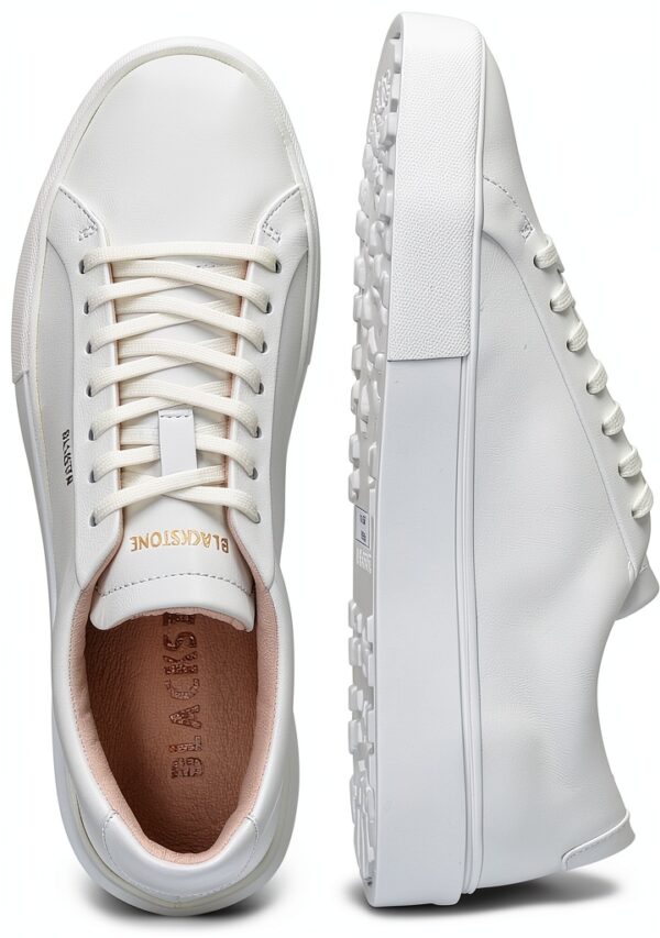 Blackstone Sneaker Baskets Femmes Crag FINN Low Blanc-5