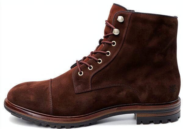 Chaussures Blackstone Lace-ups Lester homme bottes marron foncé 14 cm-4