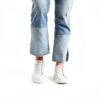 Blackstone Sneaker Baskets Femmes Crag FINN Low Blanc-8